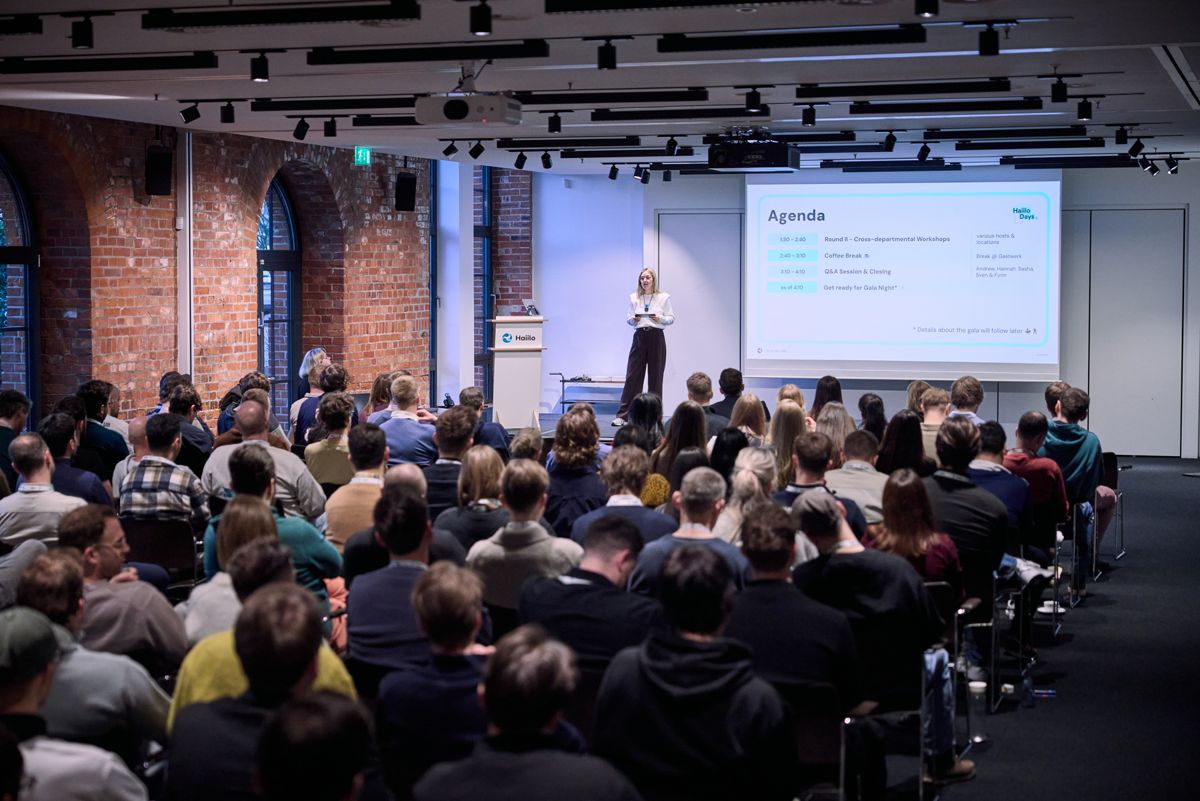 Großer Saal beim Haiilo Jahreskickoff